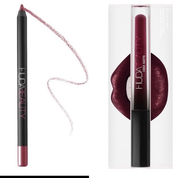 HUDA BEAUTY Other - NWT 🌟Host Pick 🌟Huda beauty Lipstick Bawse/lip liner Trophy Wi